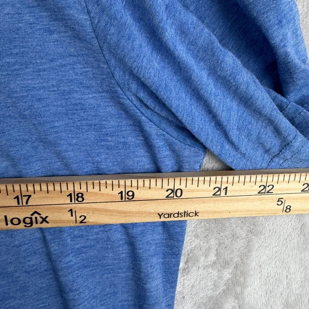 Charlie‎ Rugby Mens Blue Skills Are Built Not Born Graphic T-Shirt Medium